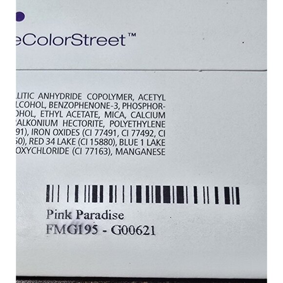 Color Street Lot of 2 Nail Polish Strips Pink Paradise Smoke & Mirrors Retired - Picture 6 of 10